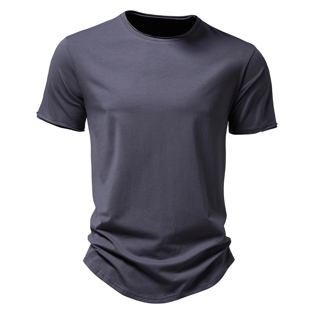 Herren Premium Baumwoll T-Shirt mit trendigem Schnitt R&B