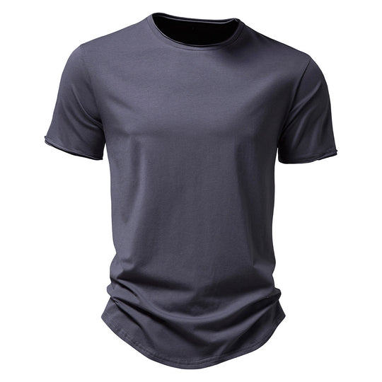 Herren Premium Baumwoll T-Shirt mit trendigem Schnitt R&B
