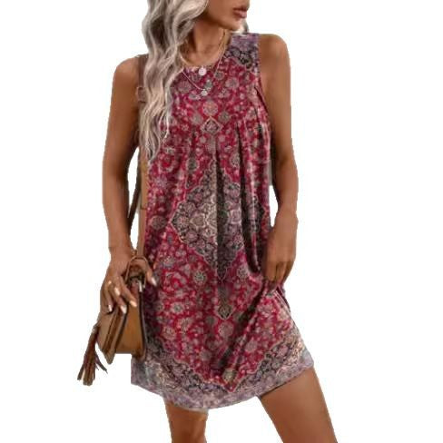 Damen Sommerliches Freizeitkleid mit elegantem floralem Muster R&B