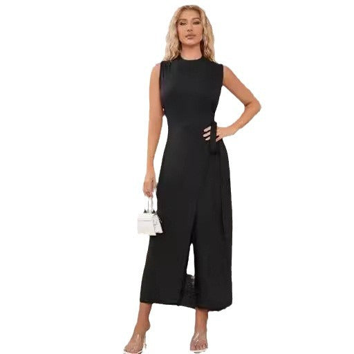 Damen Elegantes Wickelkleid mit seitlichem Bindegürtel R&B