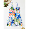Damen Kleid mit floralen Mustern und süßem Schnitt R&B