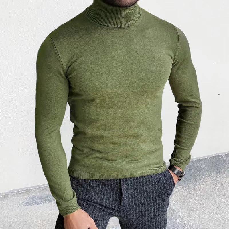 Herren Rollkragenpullover aus hochwertiger Baumwolle mit angenehmem Tragegefühl