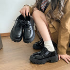 Damen Modische Schnürschuhe mit hochgezogenem Profil R&B