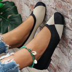 Damen Ballerinas mit atmungsaktivem Mesh-Obermaterial und flexiblem Fußbett R&B