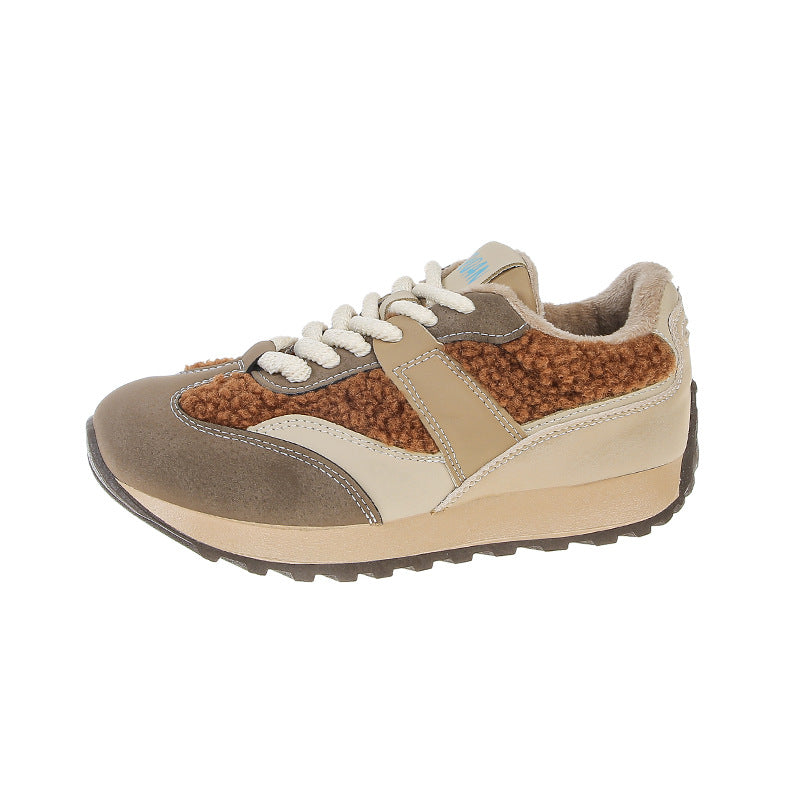Damen Sneakers mit kuscheligem Futter und sportlichem Design