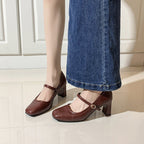 Damen Pumps mit elegantem Absatz und Riemen R&B