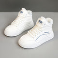 Damen hochflorige Sneakers mit kuscheligem Innenfutter R&B