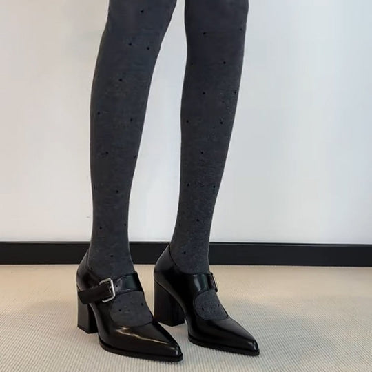 Damen Slingback-Pumps mit elegantem Schnallen-Detail R&B