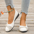 Damen Wedge-Ballerinas mit funkelnden Applikationen und komfortablem Fußbett R&B