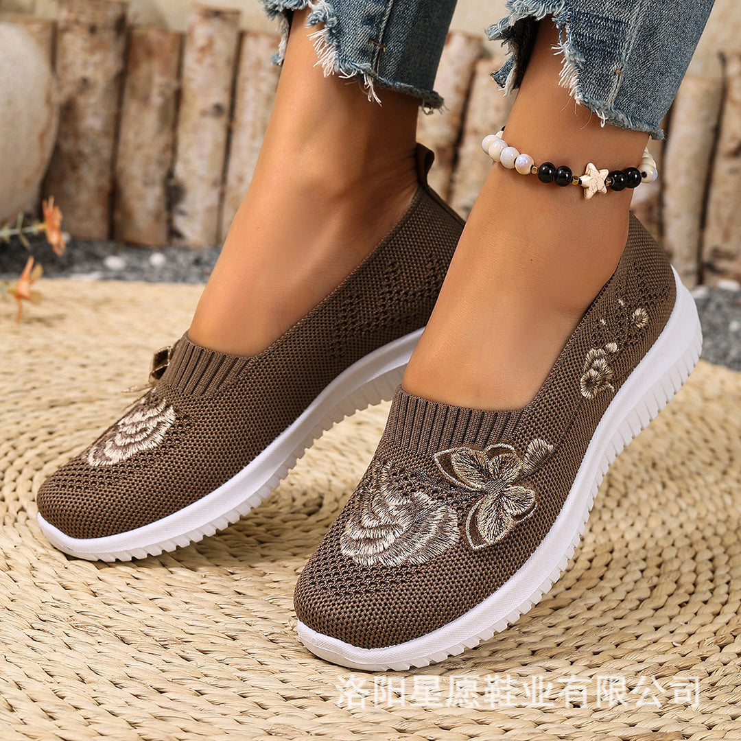 Damen Sneaker mit floralem Design R&B