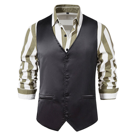 Herren elegante Weste im modernen Design R&B