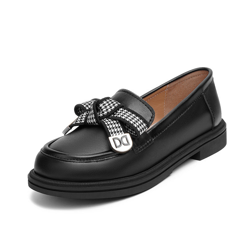 Damen Elegante Mokassins mit modischem Schleifendesign R&B