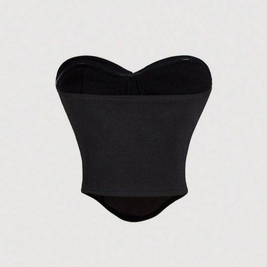 Damen Corsage mit modischem Tiermuster und tailliertem Schnitt R&B