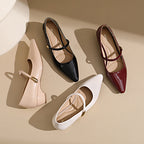 Damen elegante Mary Jane Schuhe mit Absatz