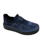 Damen Slip-On Sneaker aus hochwertigem Textil mit elastischem Einstieg und rutschfester Sohle R&B