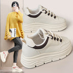 Damen Plattform Sneakers mit modischer Gummisohle und atmungsaktiver Oberkonstruktion R&B