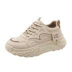 Damen Sportliche Plattform Sneakers mit dämpfender Sohle und atmungsaktivem Obermaterial R&B