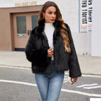 Damen Kunstfelljacke R&B
