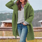 Damen oversized Freizeitmantel mit modischem Schnitt R&B