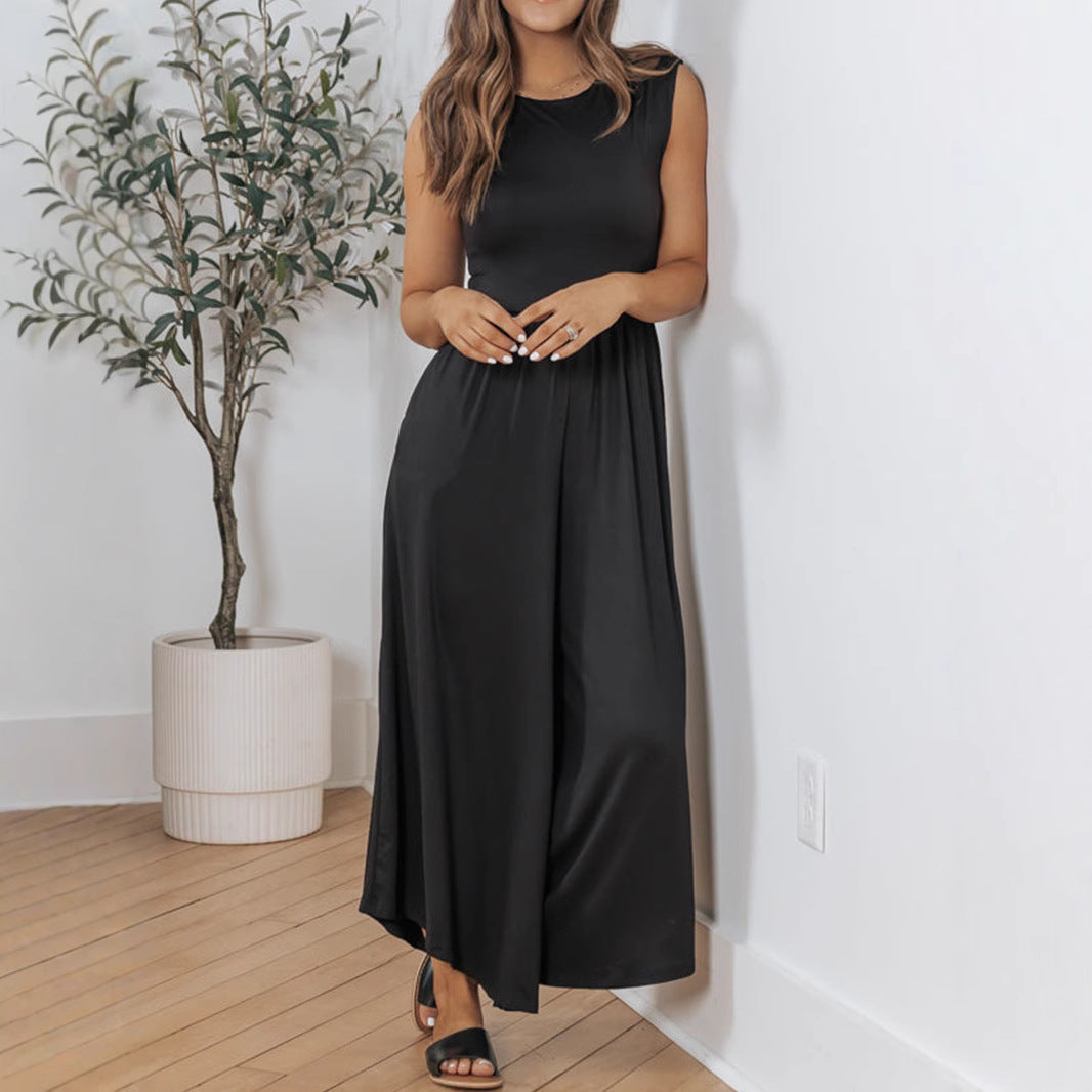 Damen Elegantes Maxikleid mit fließendem Schnitt R&B