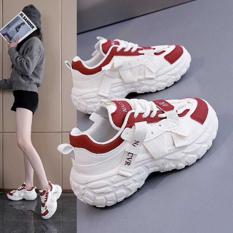 Damen Sportliche Chunky Sneakers mit innovativem Design und rutschfester Sohle R&B