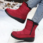 Damen Thermo-Winterstiefel mit rutschfester Sohle und warmem Futter R&B