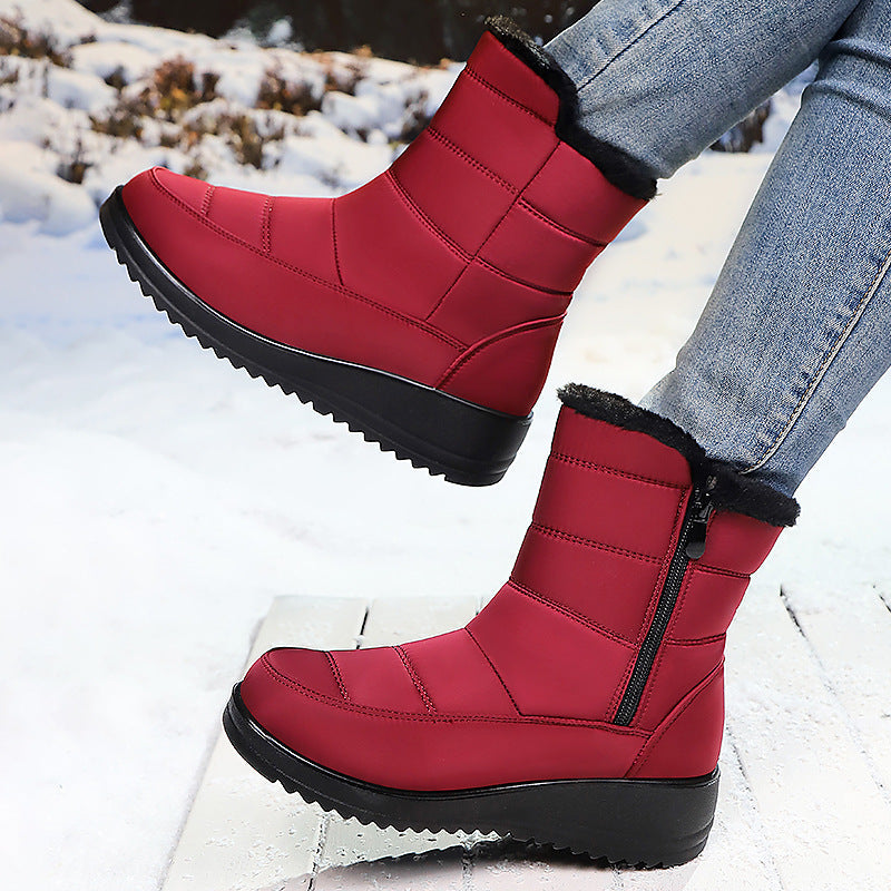 Damen Thermo-Winterstiefel mit rutschfester Sohle und warmem Futter R&B