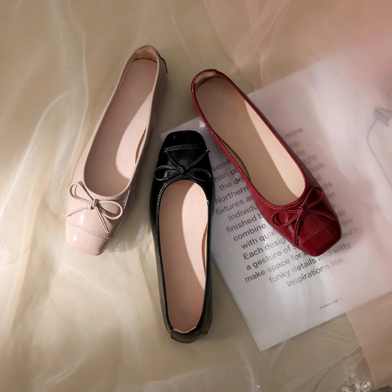Damen Ballerinas mit elegantem Schleifen-Design und komfortablem Fußbett R&B