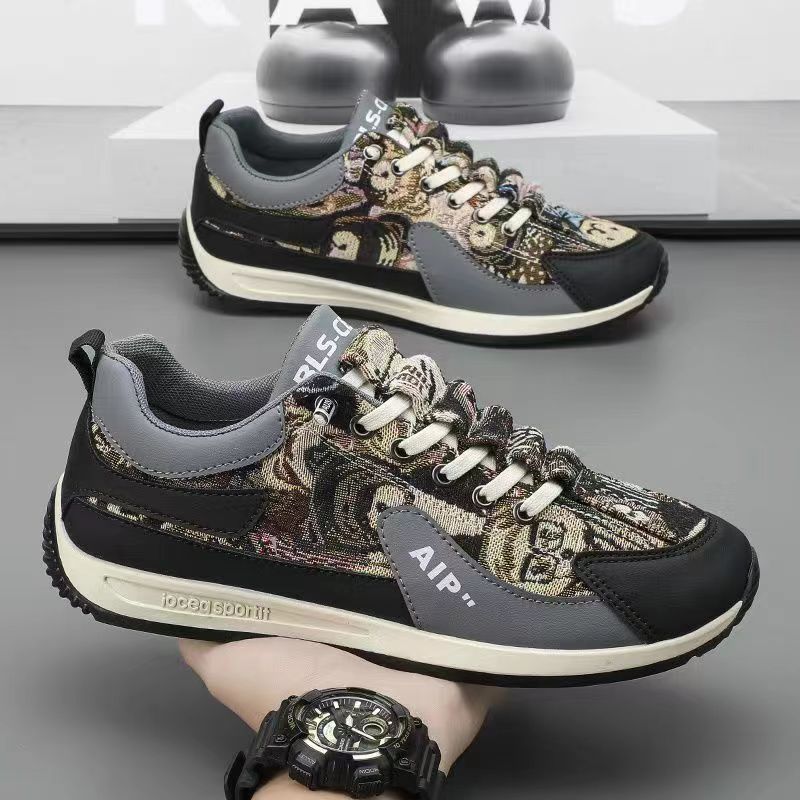 Damen Sportliche Sneakers mit modischem Motiv und gepolsterter Sohle R&B