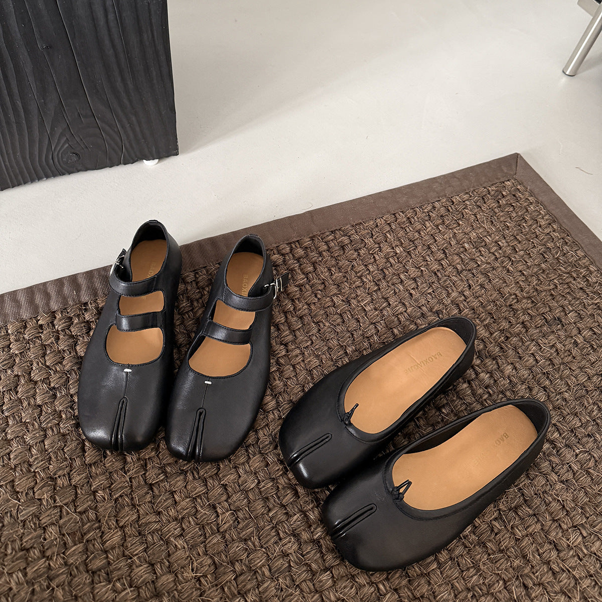 Damen Elegante Ballerinas mit modischem Riemchen und komfortabler Innensohle R&B