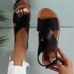 Damen Komfortable und stilvolle Sandalen mit verstellbarem Riemendesign R&B