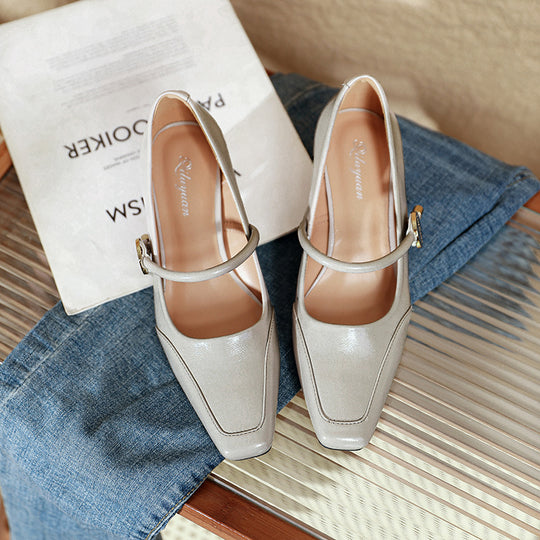 Damen elegante und bequeme Pumps mit verstellbarem Rahmen R&B
