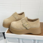 Damen modische Plateau-Schuhe mit Schnalle R&B