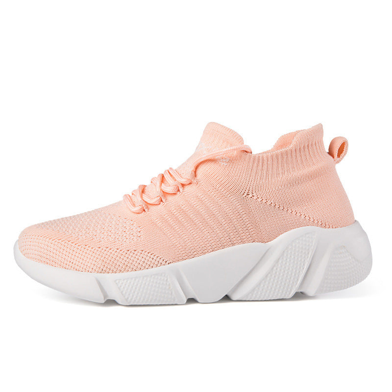 Damen Sportliche Slip-On Sneakers mit elastischem Schaft und dämpfender Sohle R&B