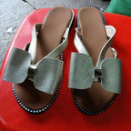 Damen Sandalen mit schickem Schleifen-Design und bequemer Sohle