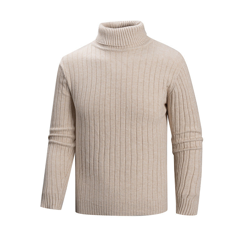 Herren Strickpullover mit Stehkragen R&B