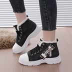 Damen Hohe Sneakers mit wärmendem Innenfutter und robuster Sohle R&B