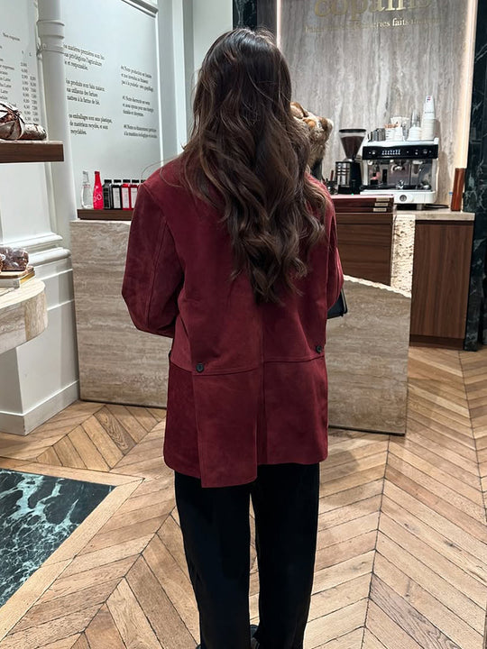 Damen lockere Baumwolljacke R&B