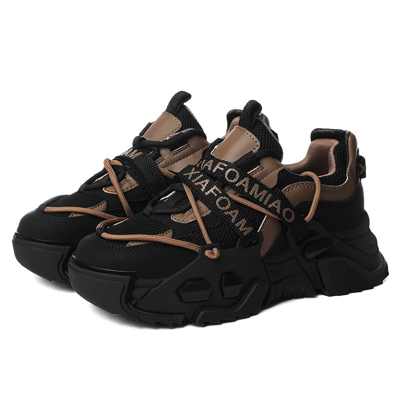 Damen Sportliche Chunky Sneakers mit atmungsaktivem Obermaterial und dämpfender Außensohle R&B