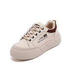 Damen modische Sneakers mit komfortablem Plateau und atmungsaktiver Sohle R&B