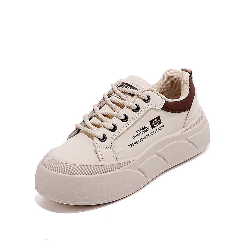 Damen modische Sneakers mit komfortablem Plateau und atmungsaktiver Sohle R&B