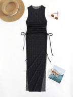 Damen Netzkleid mit Taillierungsoptionen R&B