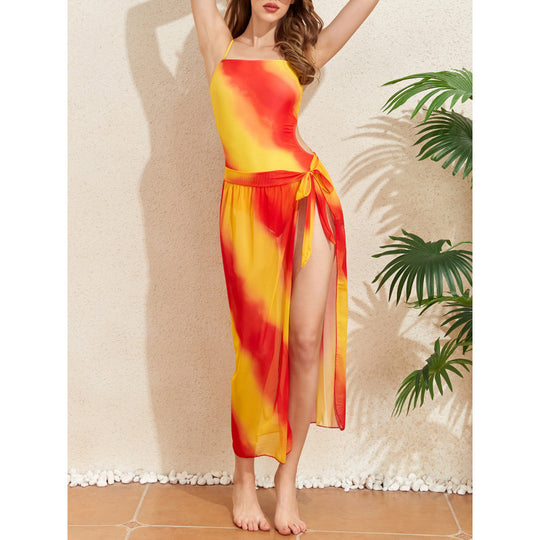 Damen Sommerliche Strandkleid R&B
