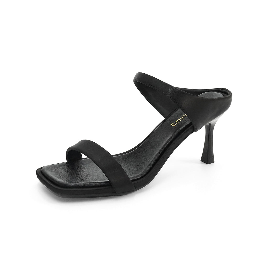 Damen elegante Slingback-Pumps mit modischem Leopardenmuster R&B