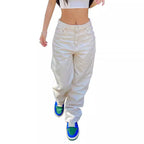 Damen lockere Baumwollhose R&B