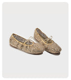 Damen Ballerinas mit funkelndem Strassdesign und bequemer Innensohle R&B