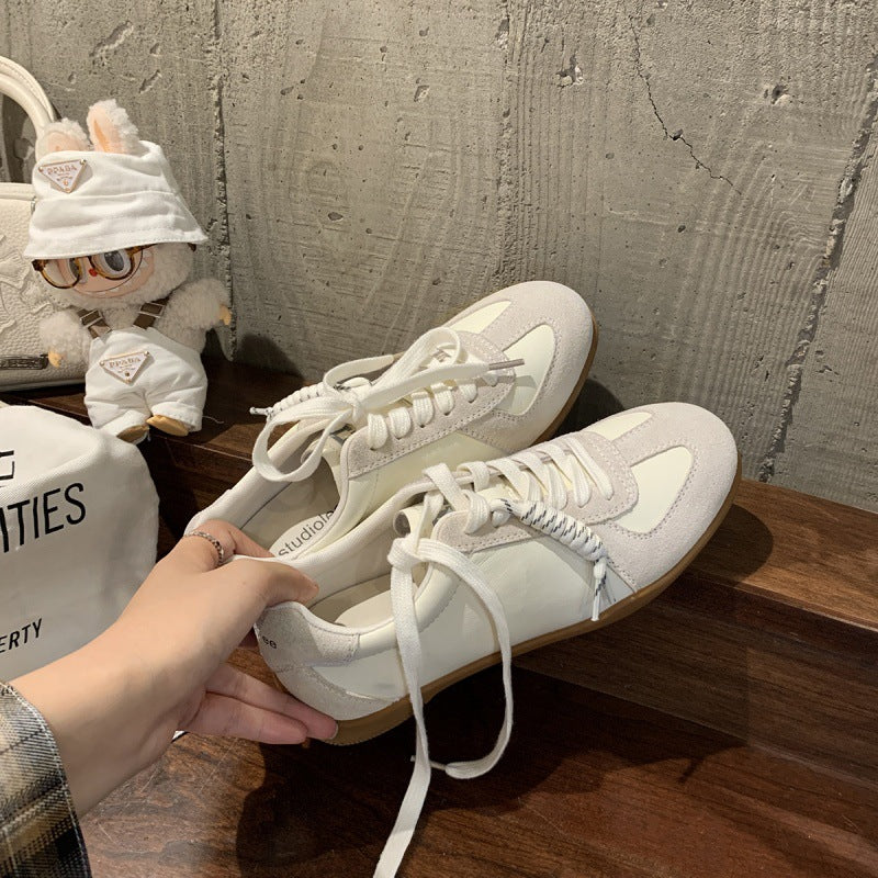 Damen modische Sneakers mit sportlichem Design und atmungsaktiver Obermaterialkombination R&B