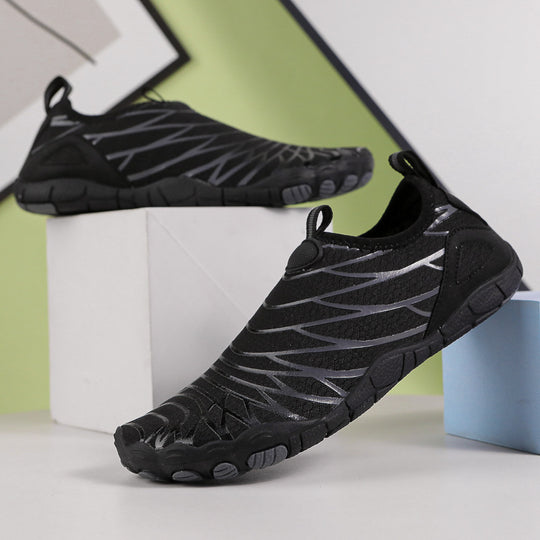 Herren nan elastischer Schlupfsneaker für Küste und Boot mit nahtlosem elastischem Obermaterial, verstärkter Zehenschale und griffiger Mehrzonen-Sohle R&B