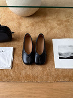 Damen Elegante und bequeme Ballerinas aus hochwertigem Leder R&B