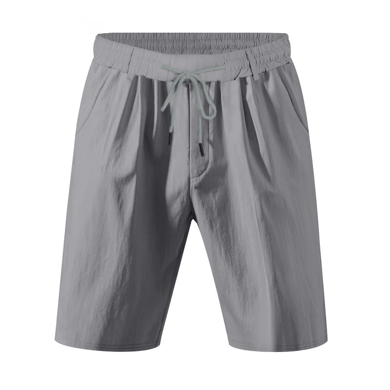 Damen bequeme Sweatshorts mit verstellbarem Bund und Seitentaschen R&B